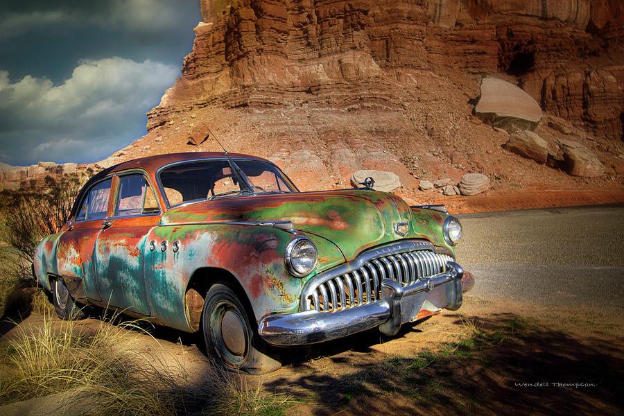 Old West Buick Photograph by Wendell Thompson