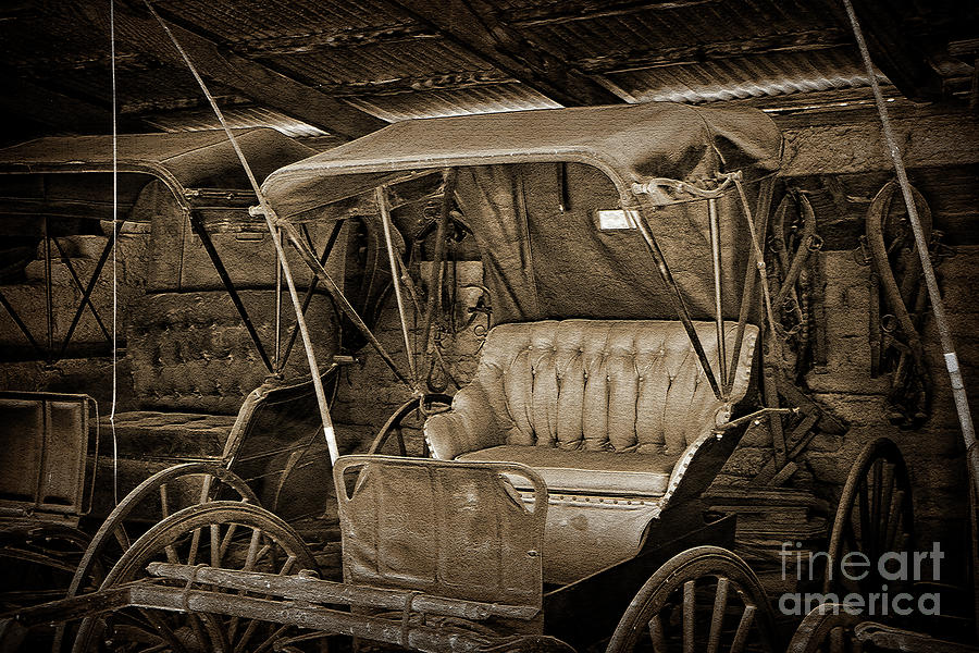 Old West Carriages Digital Art by Kirt Tisdale