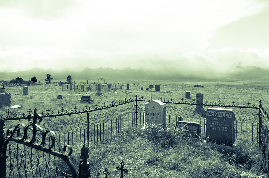 Old West Cemetery Photograph by John Bartelt