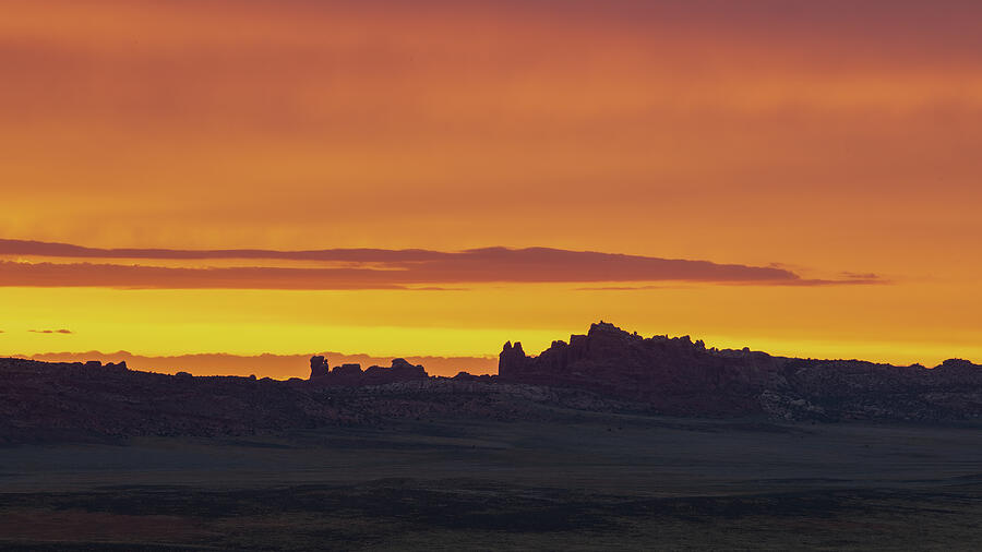 Old West Sunset Photograph by Joseph Hawk