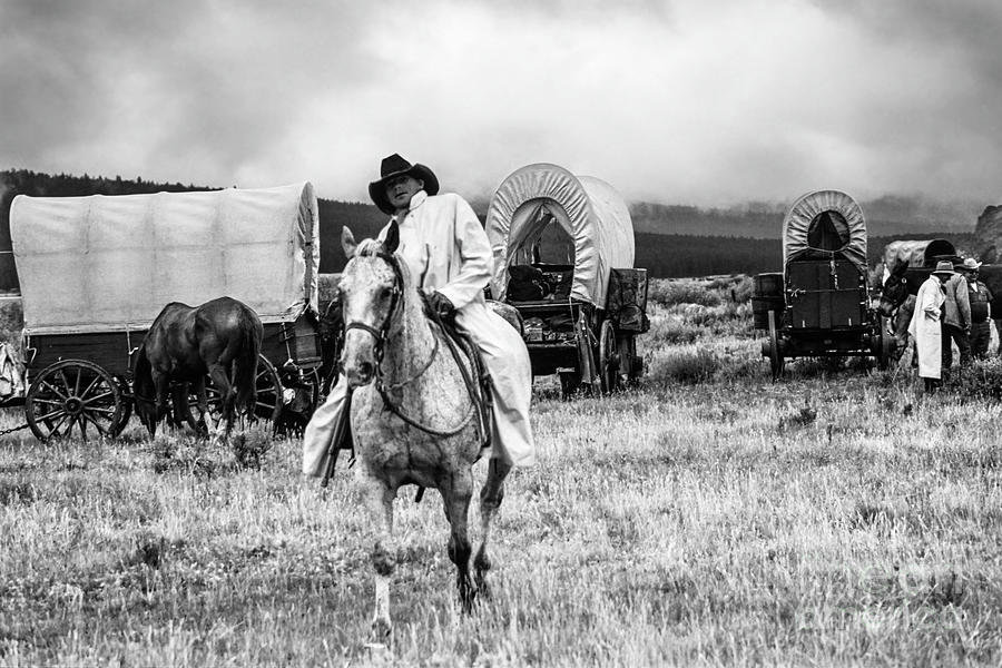 Old West Wagon Train Photograph by Daryl L Hunter - Fine Art America