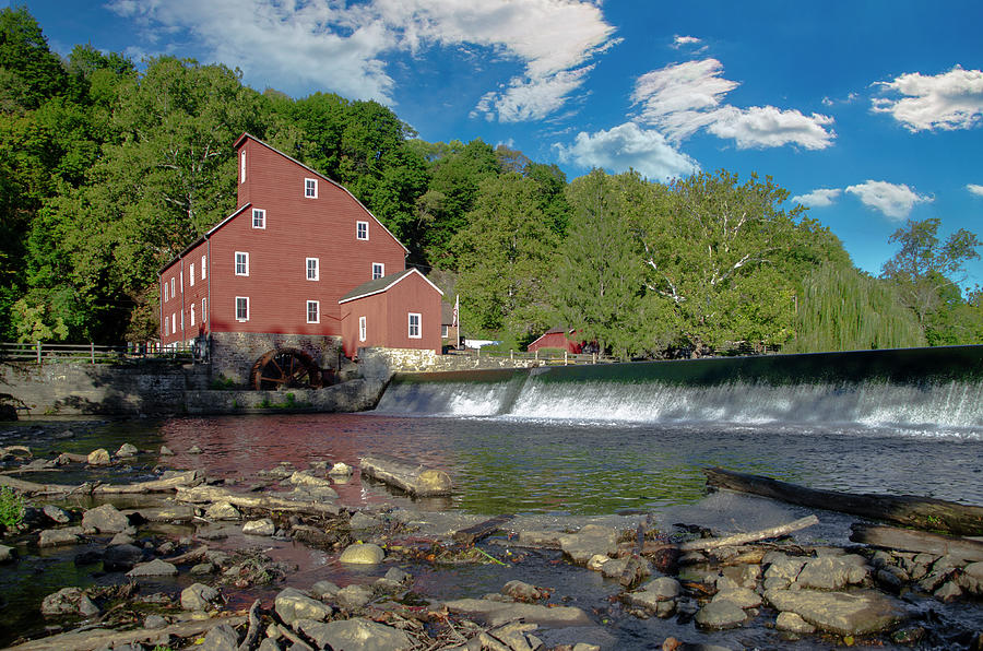 Old Wheel Mill at Clinton New Jersey Photograph by Bill Cannon