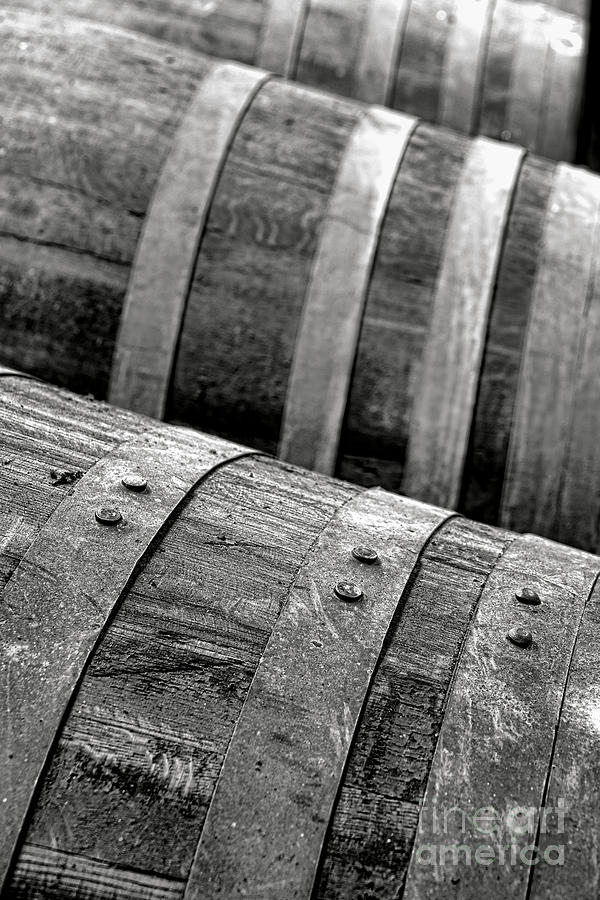 Old Whisky Barrels Photograph by Olivier Le Queinec