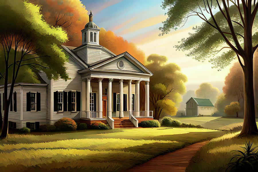 Old White House Digital Art By Gabriel Cusmir Fine Art America   Old White House Gabriel Cusmir 