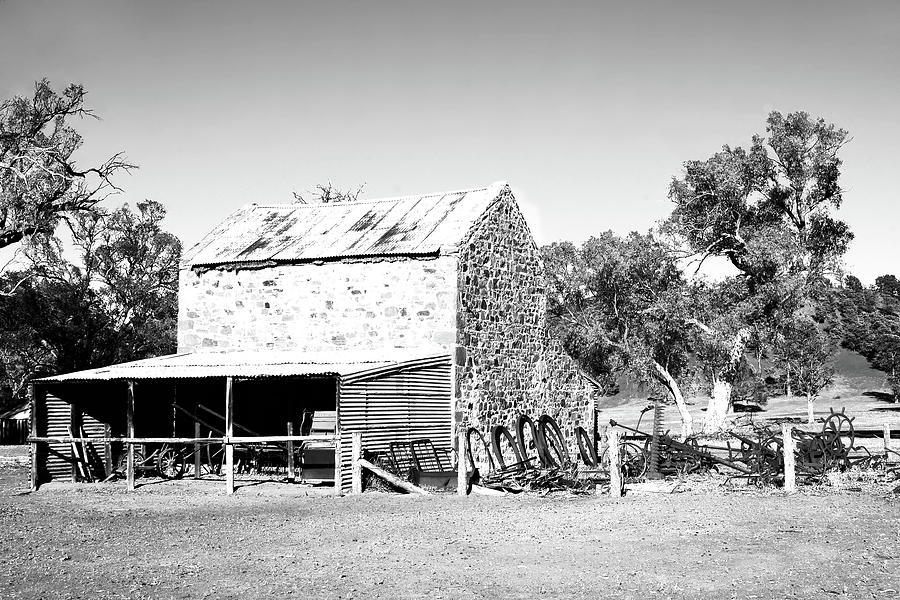 Old Wilpena Station 4 BW Photograph by Lexa Harpell