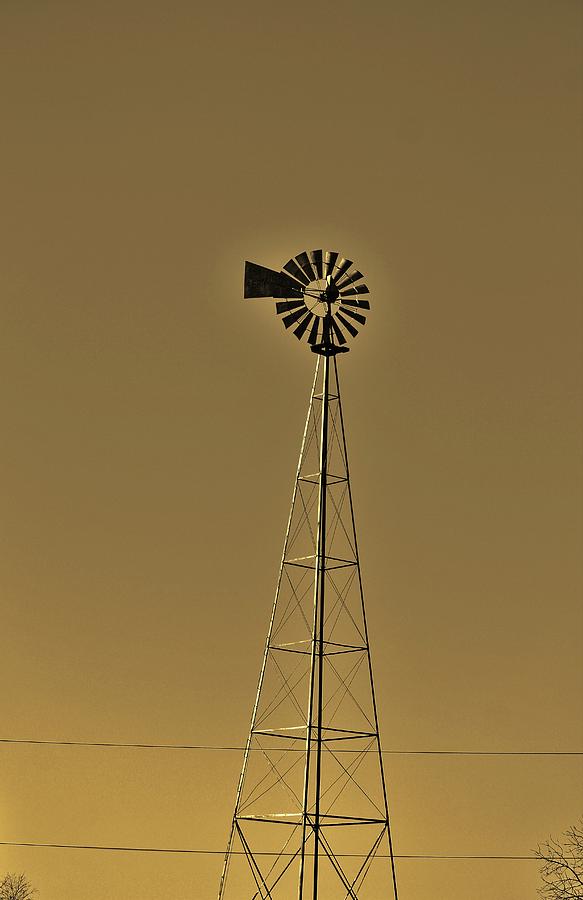 Old Windmill Photograph by Cynthia Guinn