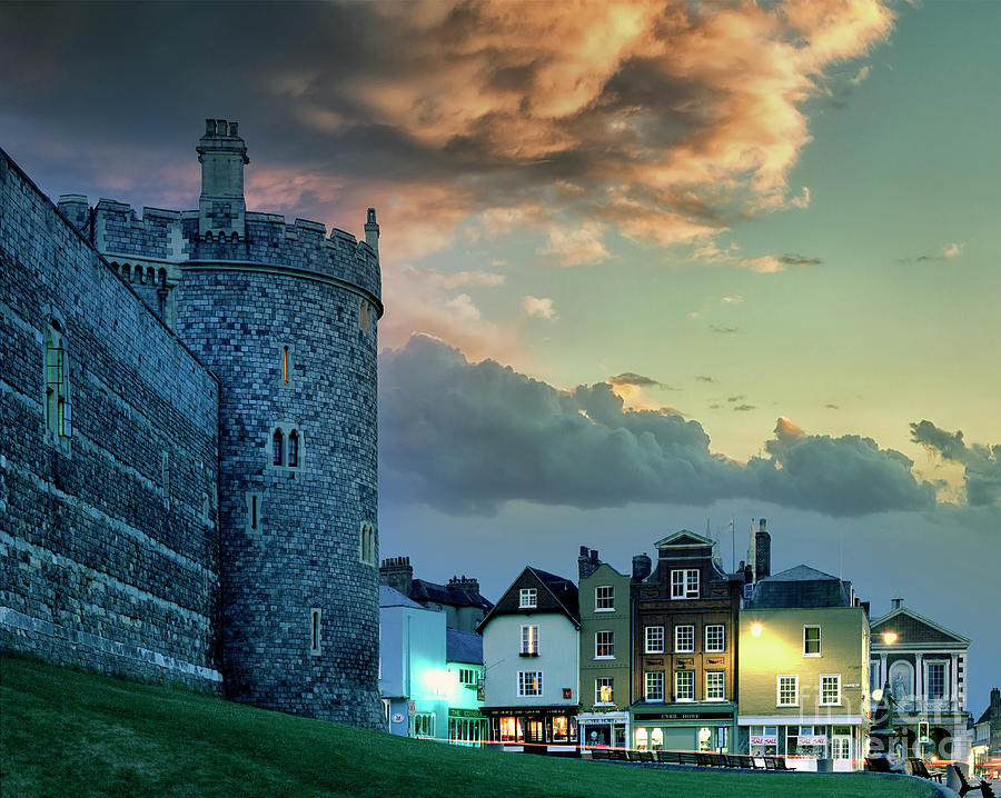 Castle Photograph - Old Windsor by Edmund Nagele FRPS