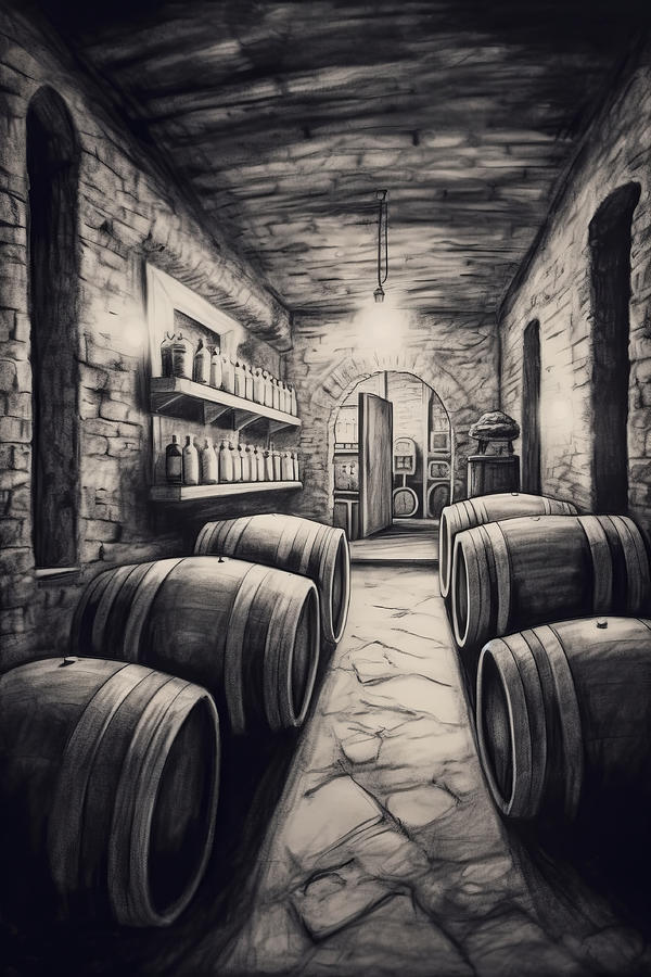 Old Wine Cellar Digital Art by James Lloyd Old Wine Cellar Digital Art by James Lloyd