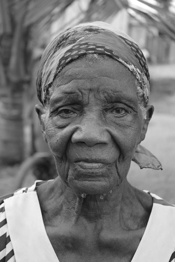 Old Woman BW Photograph by Jon Alexander | Pixels