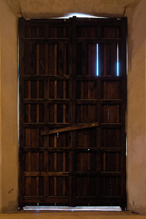 Old wooden church door Photograph by Angelo DeVal