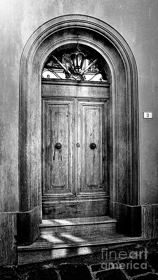 Old Wooden Door in Toscana  Photograph by Ramona Matei