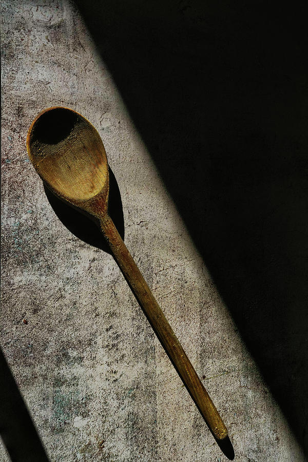 Old Wooden Spoon Photograph by Bob Orsillo