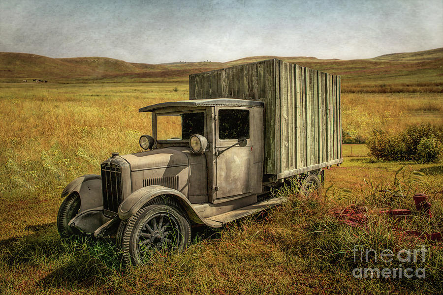 Old Work Truck in South Dakota Photograph by Lynn Sprowl