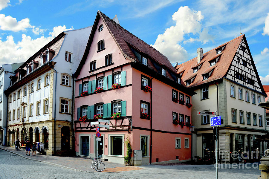 Old world German architectural style in Bamberg, German	 Photograph by Gunther Allen
