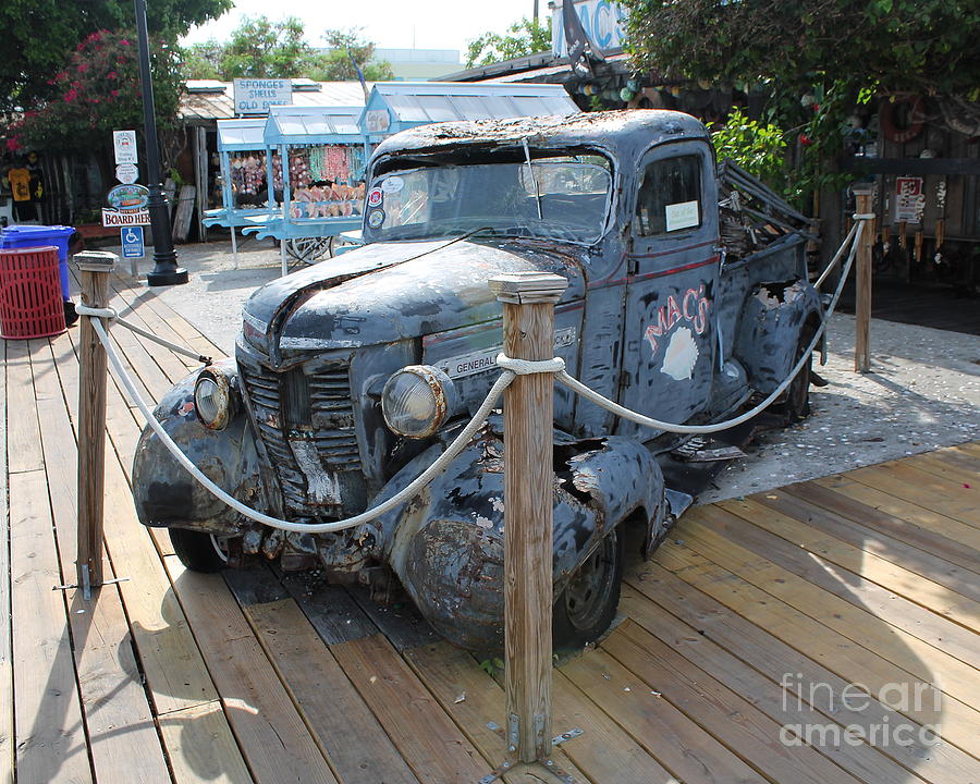 Old Wrack Car  Photograph by Jindra Noewi