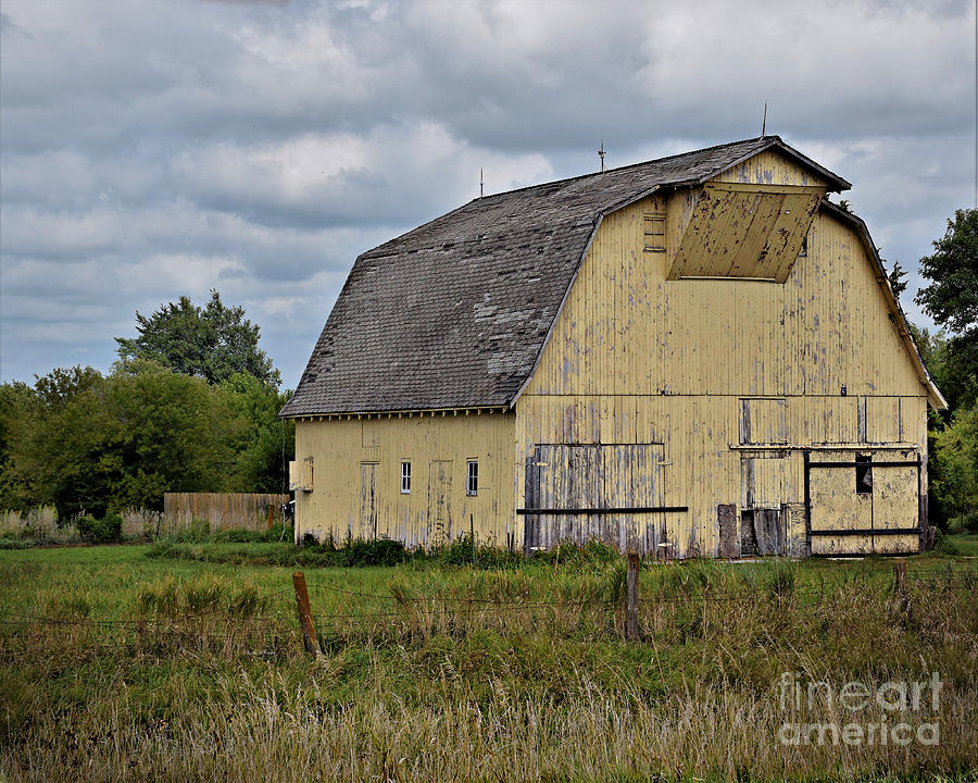 Old Yellow Barn Photograph by Kathy M Krause - Fine Art America