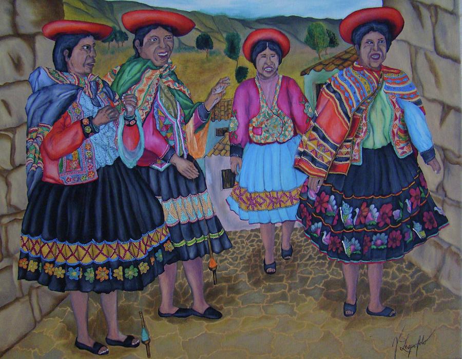 Older women of the Cuzco Photograph by Jleopold Jleopold