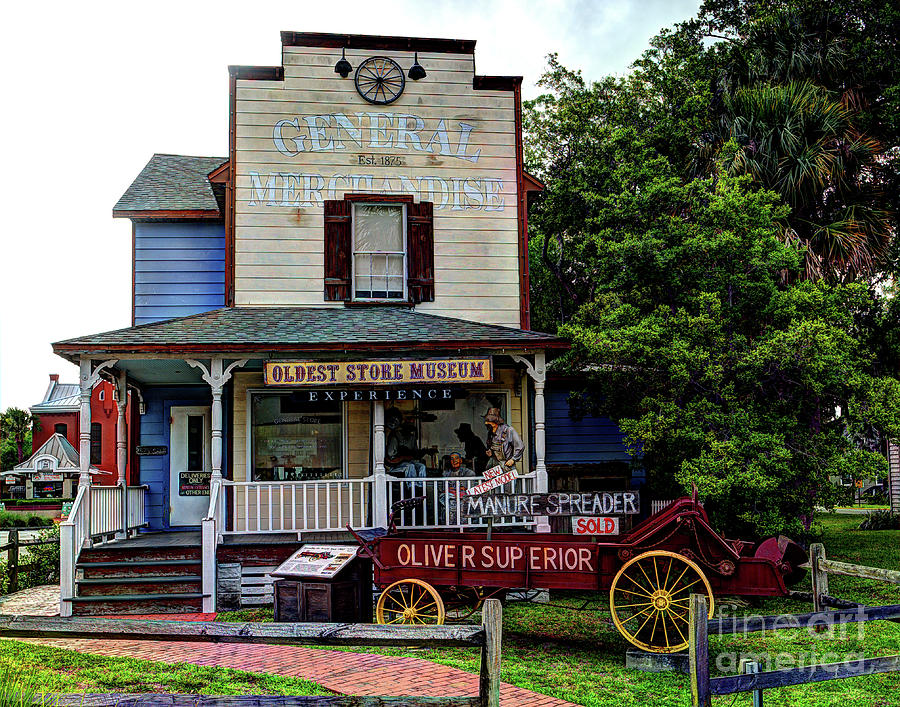Oldest Store Museum, St Augustine, Florida Photograph by Greg Hager - Pixels