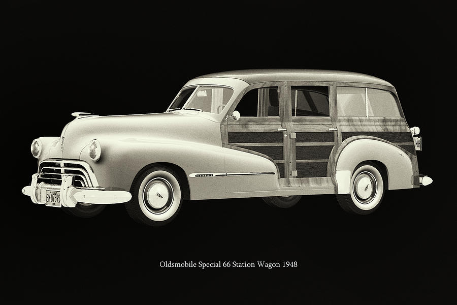 Oldsmobile Special 66 Station Wagon 1948 Photograph by Jan Keteleer