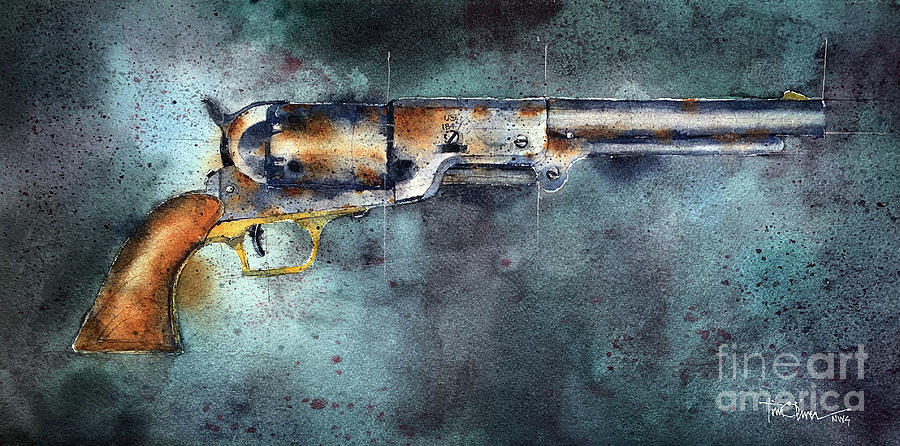 Ole Sam Walkers Colt Painting by Tim Oliver