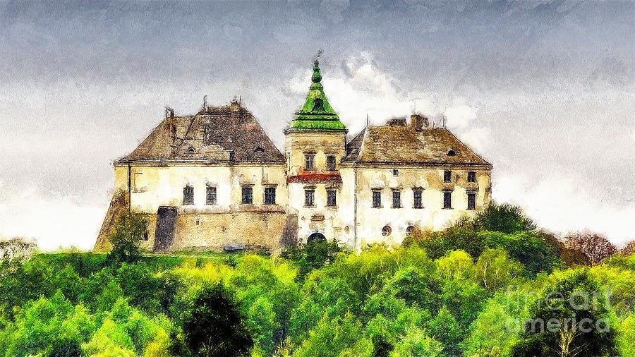 Olesko Castle Digital Art by Jerzy Czyz