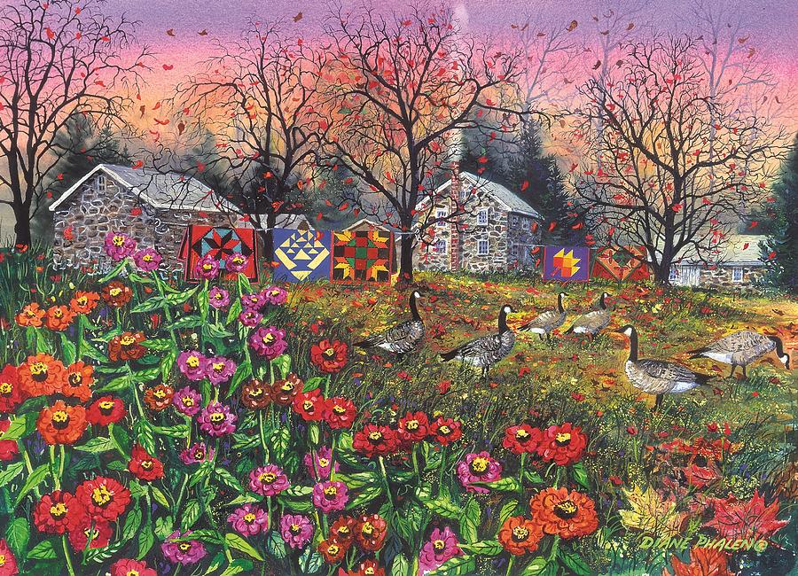 Oley Farm Painting by Diane Phalen