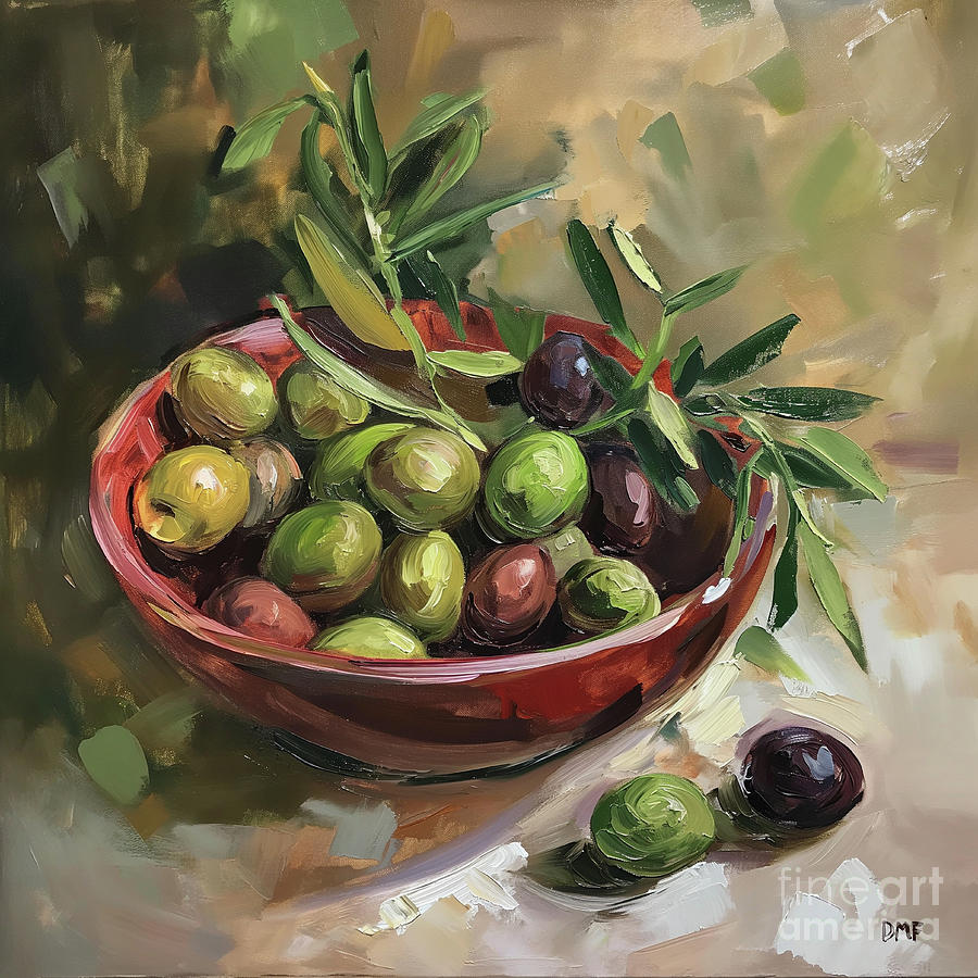 Olive Harvest 2023 Painting by Dragica Micki Fortuna