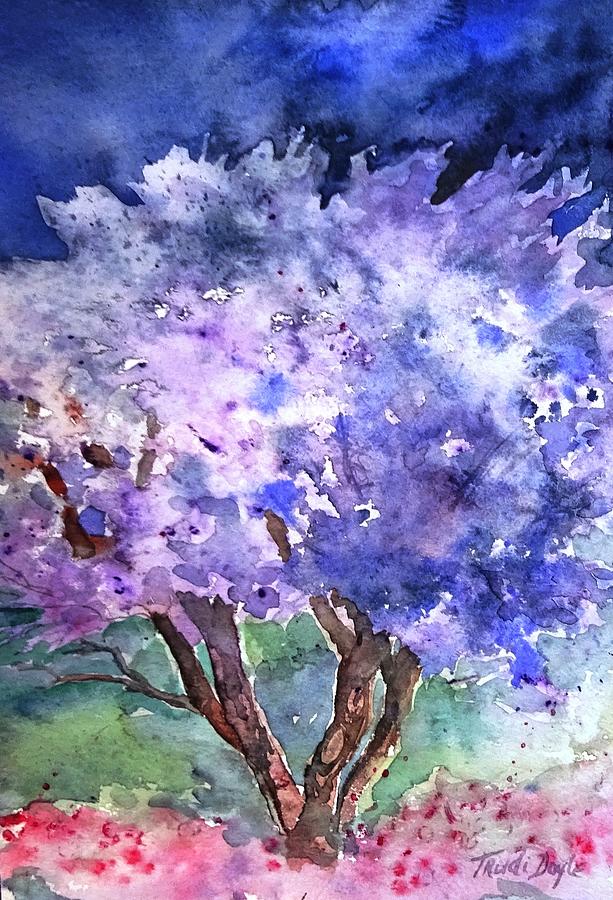 Olive Tree Tuscany  Painting by Trudi Doyle