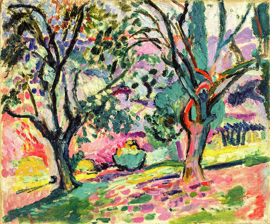 Henri Matisse Painting - Olive Trees at Collioure by Henri Matisse by Henri Matisse