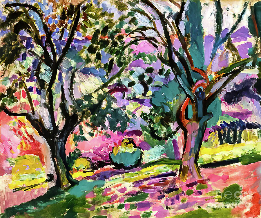 Olive Trees at Collioure by Matisse Painting by Henri Matisse