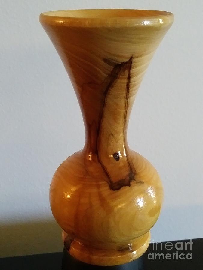 Olive Wood Vase Photograph