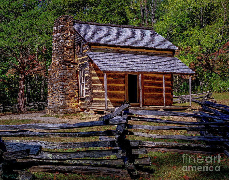 Oliver Cabin in Cades Cove Photograph by Nick Zelinsky Jr