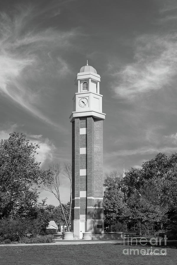 Olivet Nazarene University Milby Memorial Clock Tower Photograph by University Icons