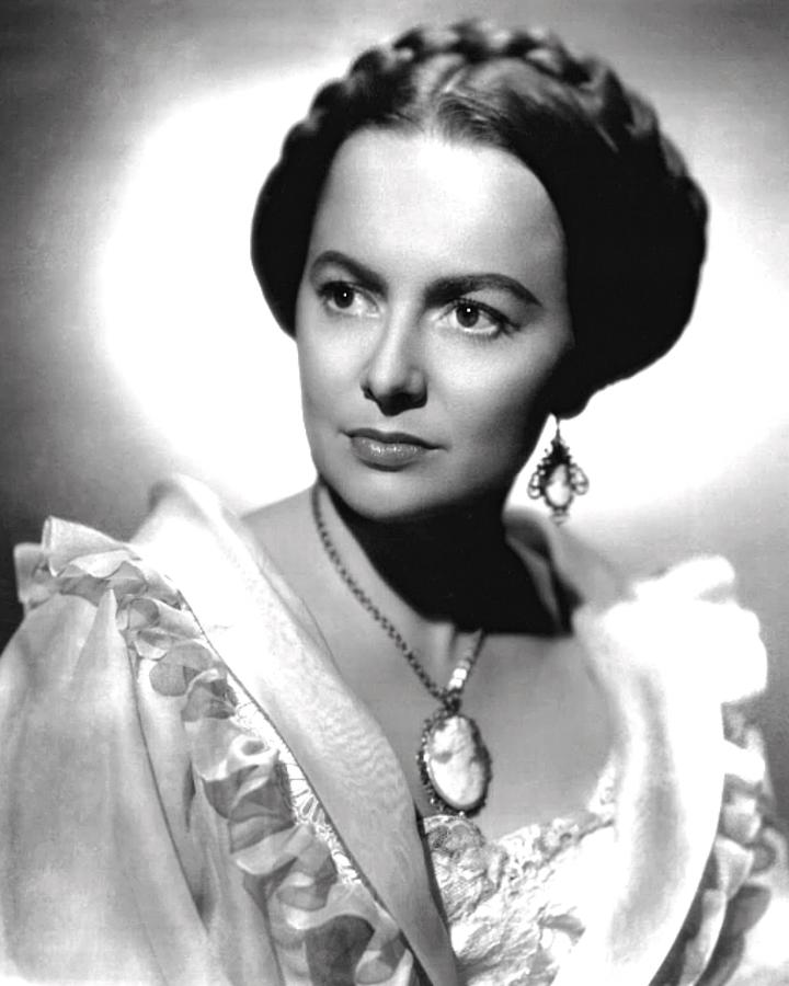 Gone With The Wind Photograph - Olivia DeHavilland as Melanie #1 by Old Hollywood