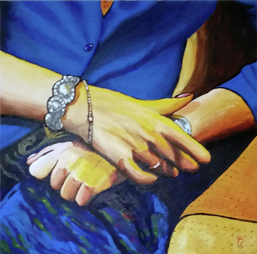 Olivias Hands II Painting by Francisco Gutierrez Olivias Hands II Painting by Francisco Gutierrez
