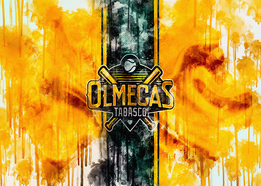 Olmecas De Tabasco Mexican Baseball Club Logo Silk Digital Art by Sissy ...