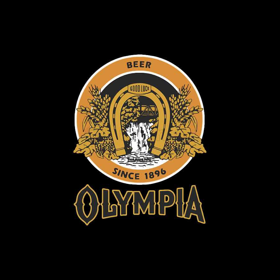 Olympia Beer Drawing By Dianna Gossett Fine Art America