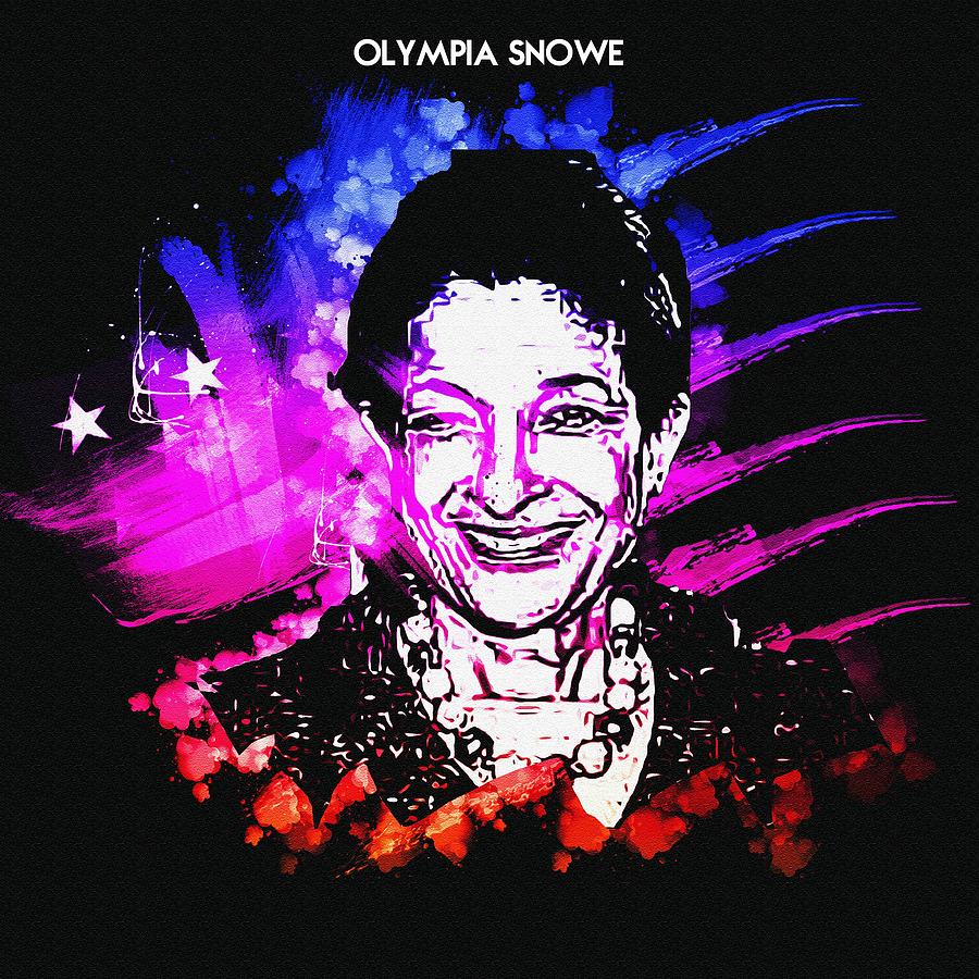 Olympia Snowe Digital Art by Walter Florine | Pixels