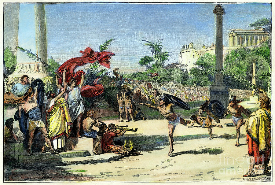 Olympic Games, Ancient Greece Photograph by Granger
