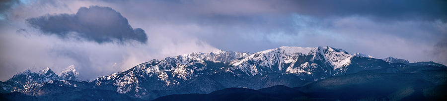 Olympic Mountain Cloudscape Photograph