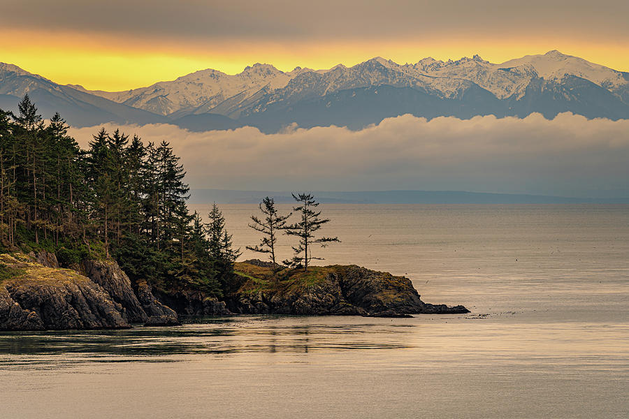 Olympic Mountains Photograph by Gary Skiff