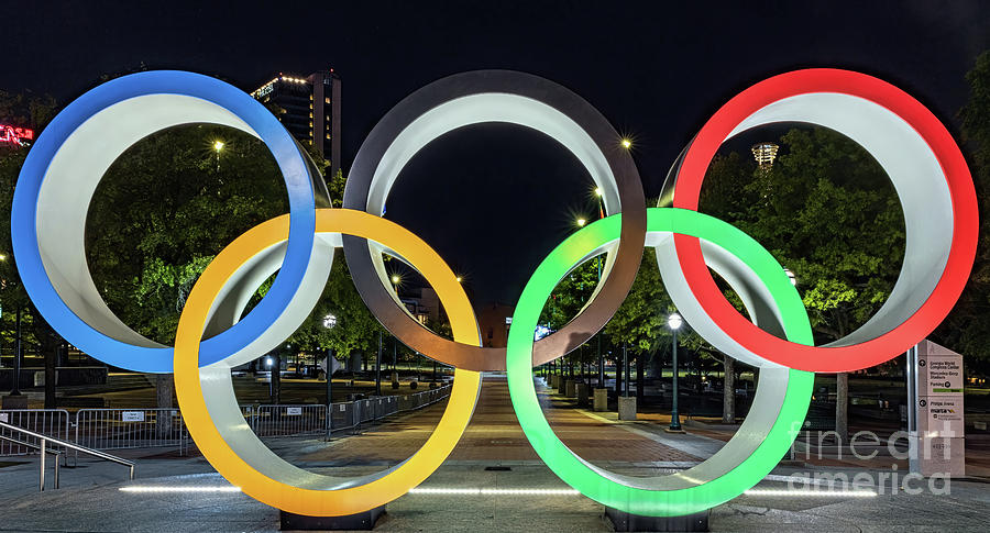 Olympic Rings Photograph by Tom Watkins PVminer pixs