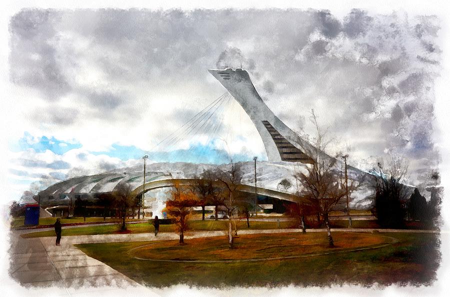 Olympic Stadium Photograph by Robert Knight