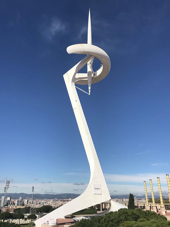 Olympic Torch Barcelona Photograph by Michelle Paterson