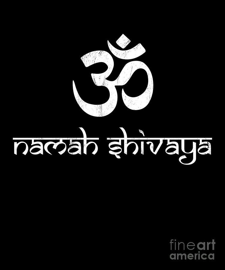om namah shivaya in hindi stylish font