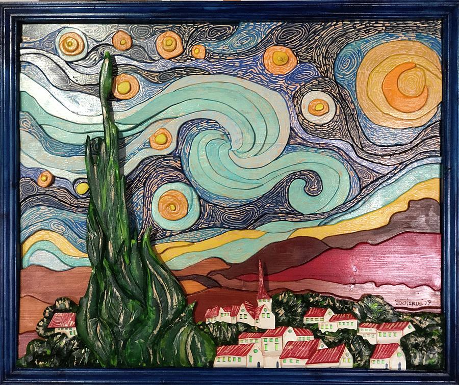 Mix-up: Notte Stellata – Van Gogh