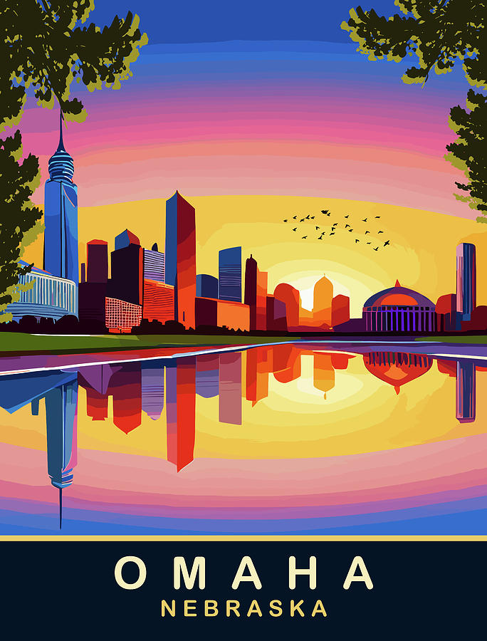 Omaha, Nebraska Digital Art by Long Shot - Fine Art America