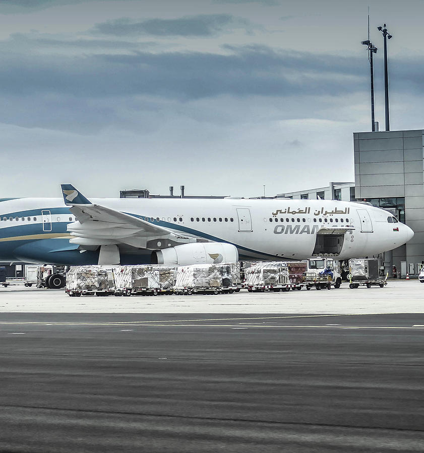 Oman Air Airbus A330-300 at the gate Photograph by Max Walter - Fine ...