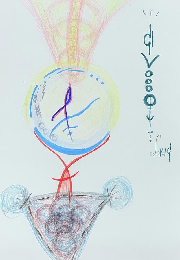 Omega Birth Drawing by Elena Soldatkina Fine Art America