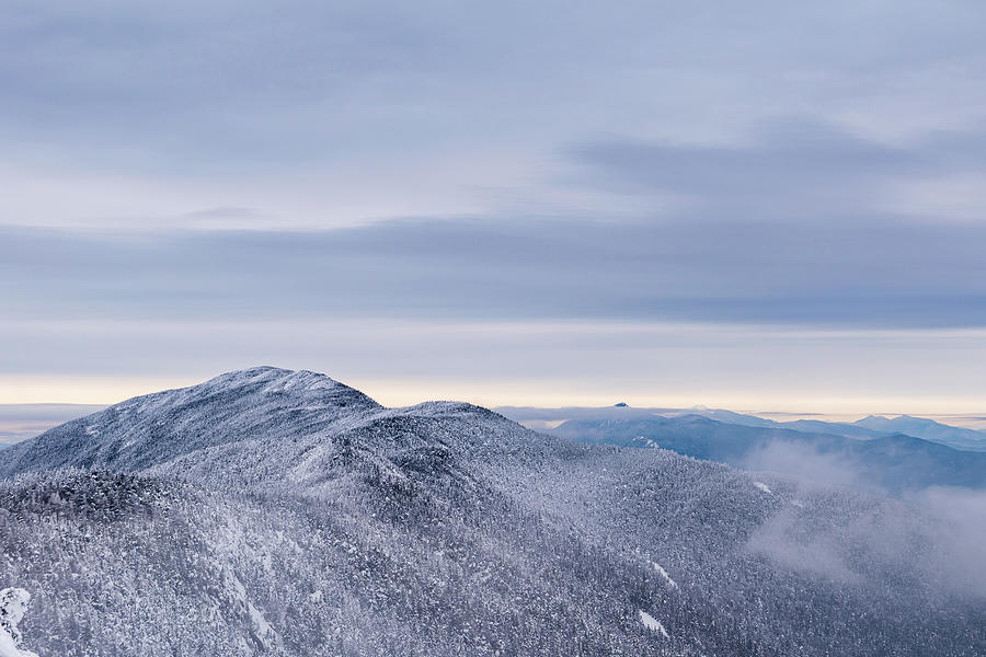 Ominous Winter Mountain Views Photograph by Chad Dikun